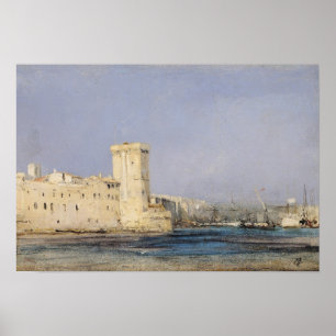 Marine Fortress, 19th century Poster