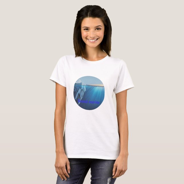Marine glacier beauty T-Shirt (Front Full)