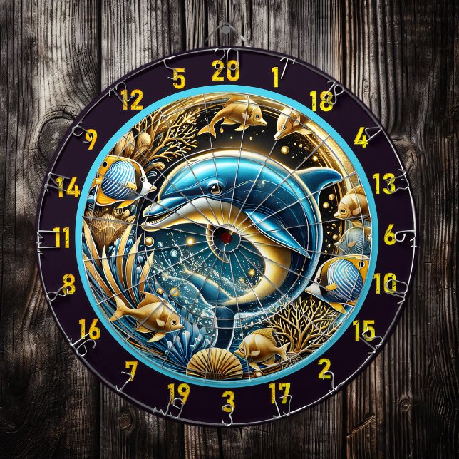 Marine Grace Dolphin Dartboard Art (Creator Uploaded)
