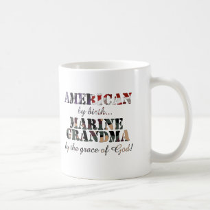Marine Grandma Grace of God Coffee Mug