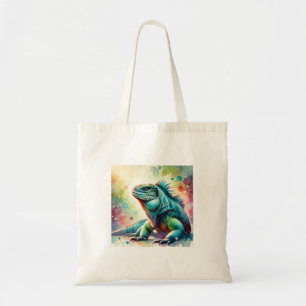 Marine Iguana 190624AREF127 - Watercolor Tote Bag