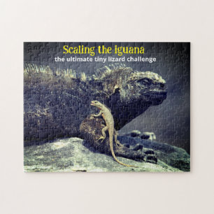 Marine Iguana and Lava Lizard Jigsaw Puzzle