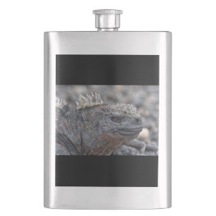 Marine Iguana Hip Flask