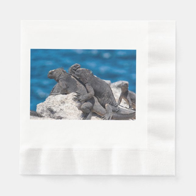 Marine Iguana Napkin (Front)