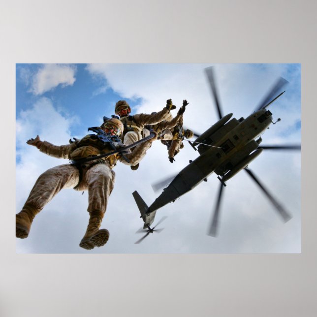 Marine Insertion and Extraction Training Poster (Front)