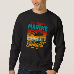 Marine Kid Lover Future Marine Biologist Premium Sweatshirt