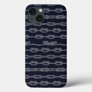 Marine Knots Pattern iPhone 13 Case