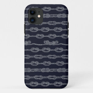 Marine Knots Pattern iPhone 11 Case
