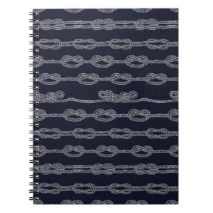 Marine Knots Pattern Notebook