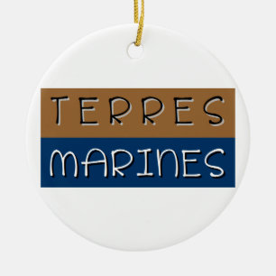 Marine Lands Ceramic Ornament