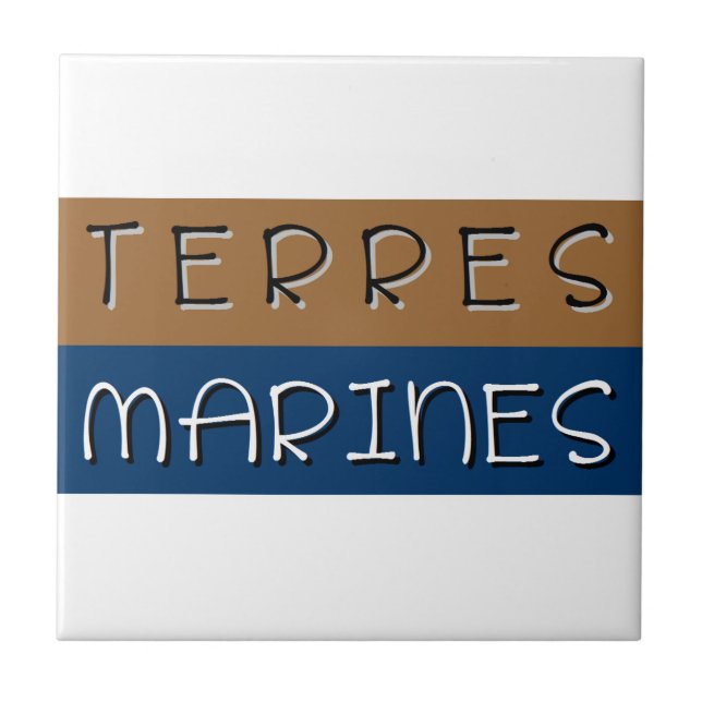 Marine Lands Ceramic Tile (Front)