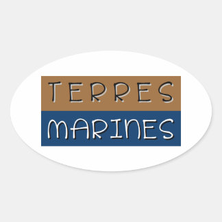 Marine Lands Oval Sticker