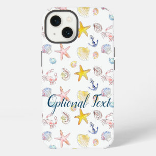 Marine Life & Anchors iPhone 13 Case