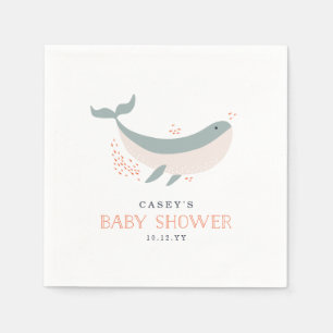 Marine Life Baby Shower Napkin