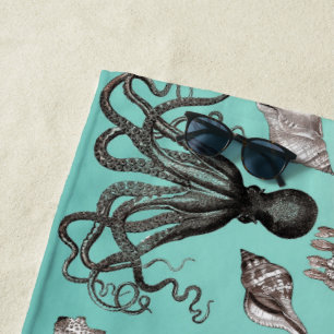 Marine Life Beach Towel