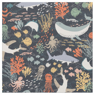 Marine Life Fabric