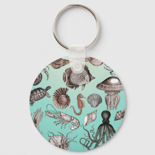 Marine Life Key Ring