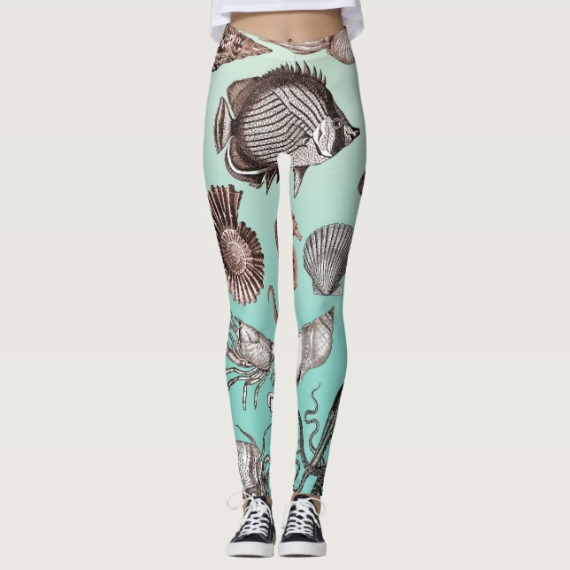 Marine Life Leggings (Front)