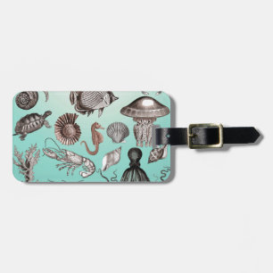 Marine Life Luggage Tag