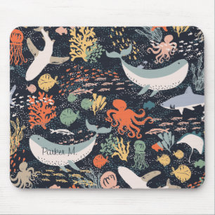 Marine Life Mouse Pad