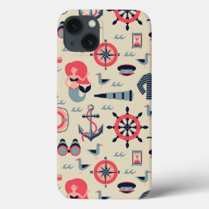 Marine Life Pattern iPhone 13 Case
