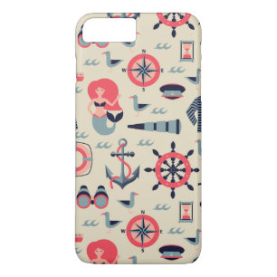 Marine Life Pattern iPhone 8 Plus/7 Plus Case