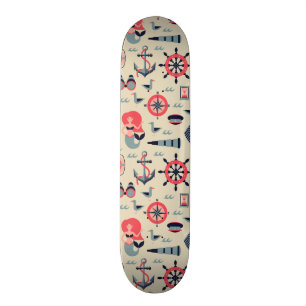 Marine Life Pattern Skateboard