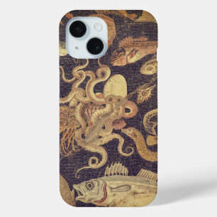 Marine life, Pompeii mosaic iPhone 15 Case