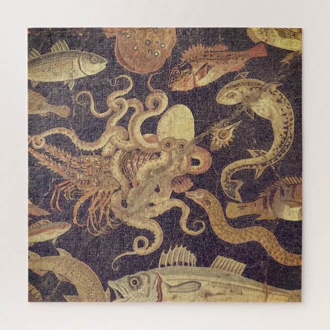 Marine life, Pompeii mosaic Jigsaw Puzzle (Vertical)