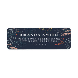 Marine Life Return Address Label