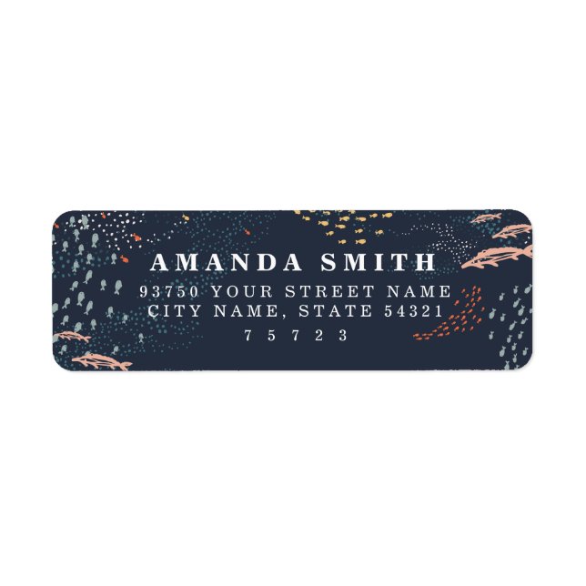 Marine Life Return Address Label (Front)