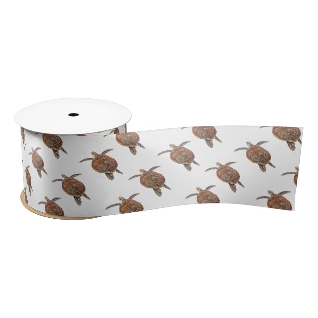Marine Life Series Design 26 Satin Ribbon (Spool)