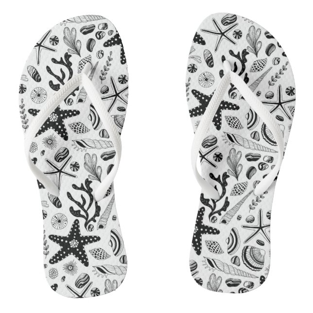 Marine life thongs (Footbed)