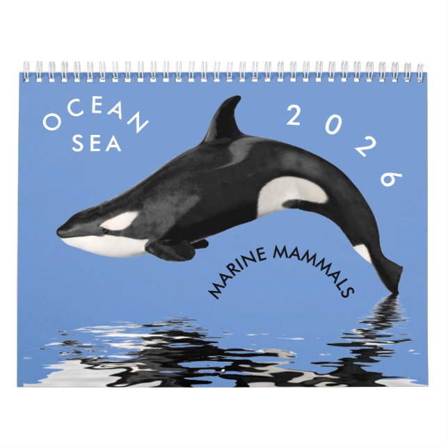 Marine mammals calendar (Cover)