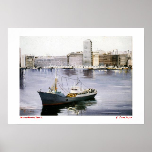 Marine/Mariña/Marine Poster (Front)