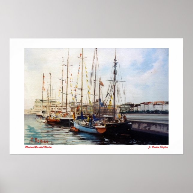 Marine/Mariña/Marine Poster (Front)