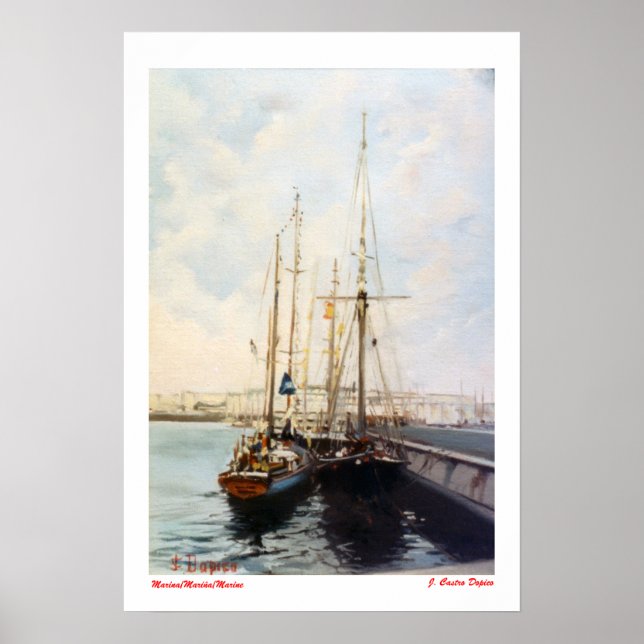Marine/Mariña/Marine Poster (Front)
