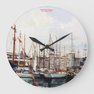 Marine/Mariña/Seascape Large Clock