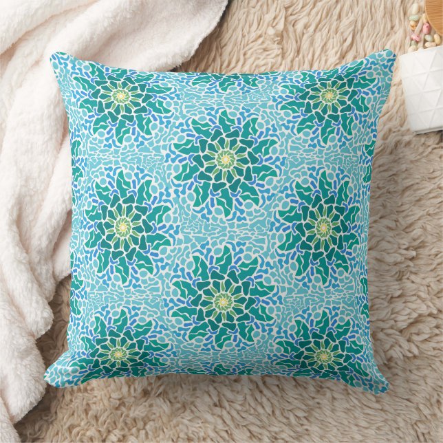 Marine Mosaic Cushion (Blanket)