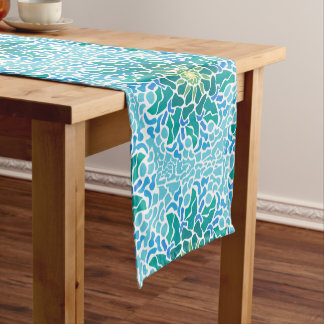 Marine Mosaic Short Table Runner