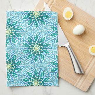 Marine Mosaic Tea Towel