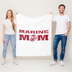 Marine Mum Fleece Blanket