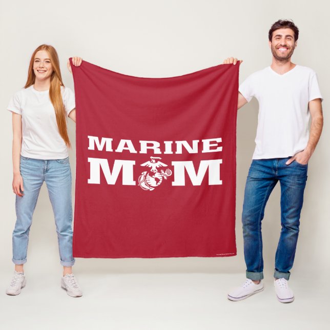 Marine Mum Fleece Blanket (In Situ)