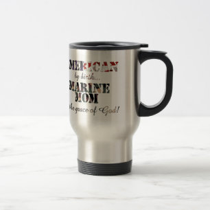 Marine Mum Grace of God Travel Mug