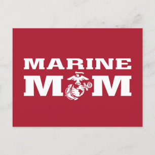 Marine Mum Holiday Postcard
