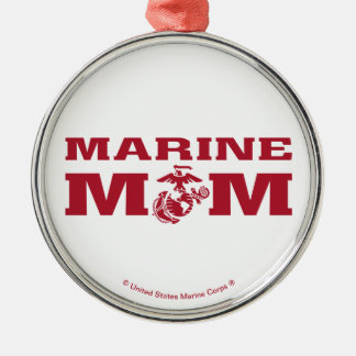 Marine Mum Metal Ornament