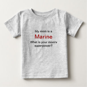 Marine Mum Organic Cotton Romper Baby T-Shirt