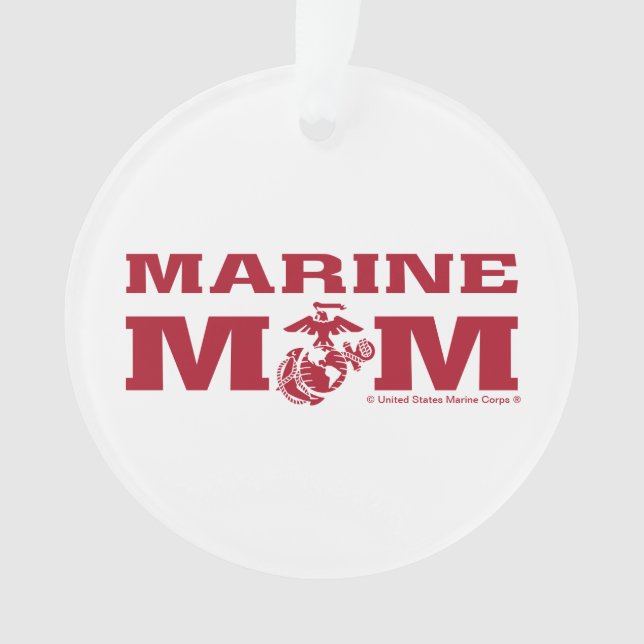 Marine Mum Ornament (Front)