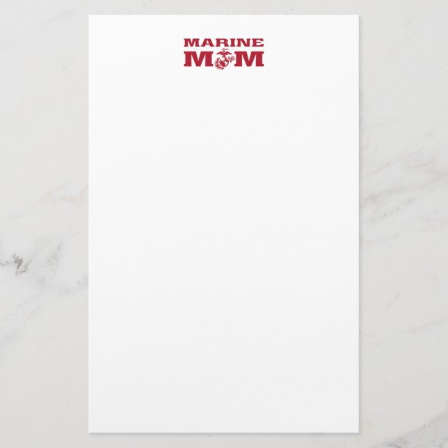 Marine Mum Stationery (Front)