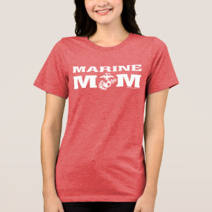 Marine Mum Tri-Blend Shirt